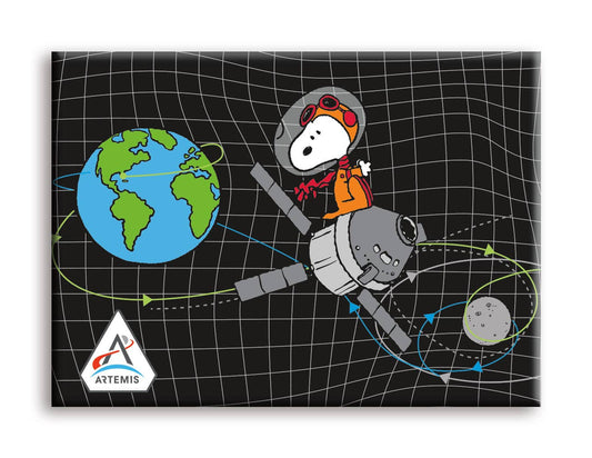 Peanuts Snoopy Orbit Flat Magnet