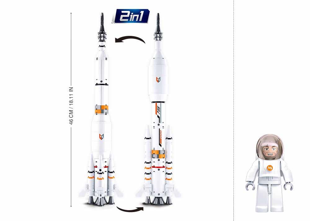 Space Rocket Booster Jet