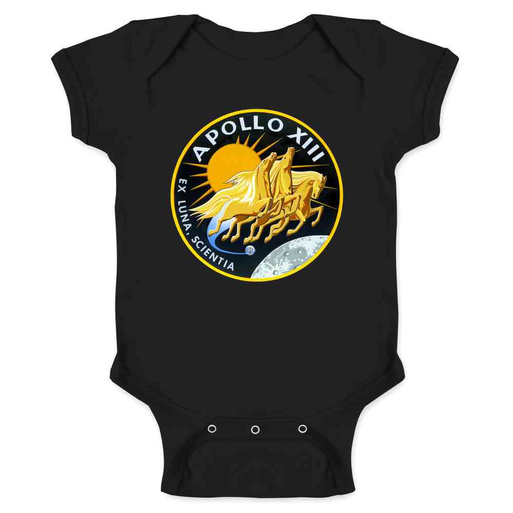Apollo 13 Mission Patch NASA Approved Baby Bodysuit