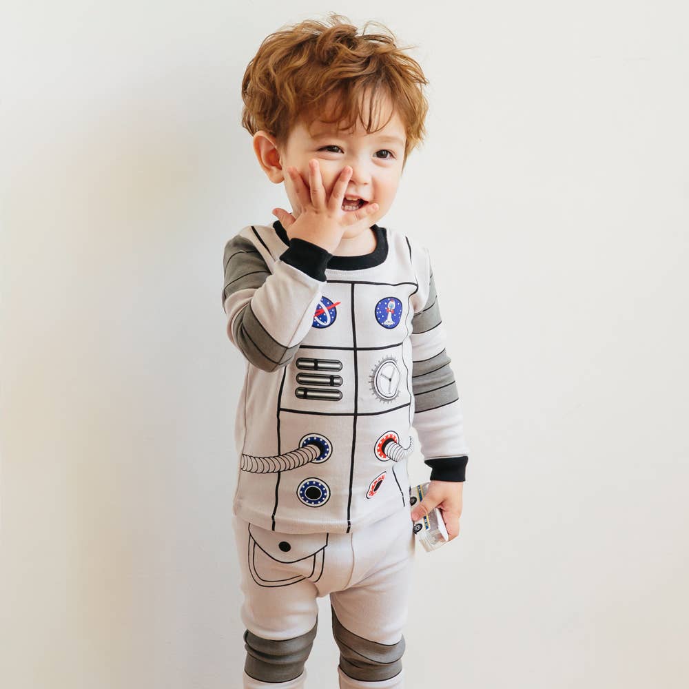 Astronaut Cotton Long Sleeve Pajama Set