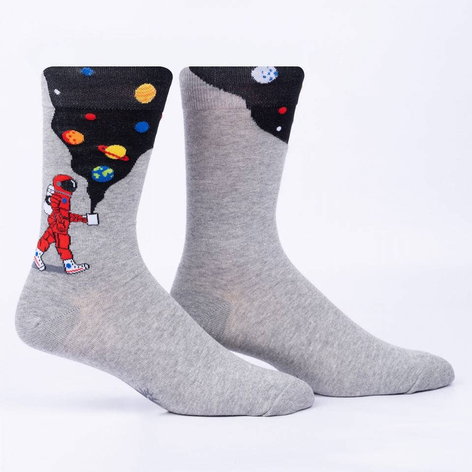 Moon Walk in the Morning Crew Socks
