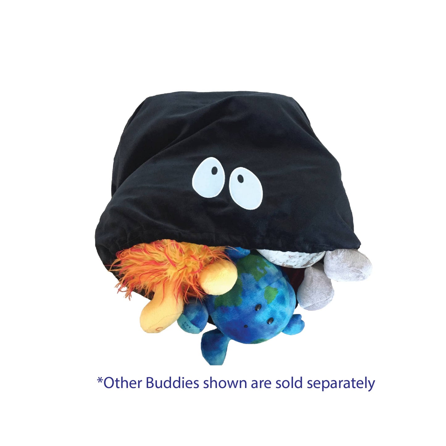 Black Hole Stuff Sack - Kids Plush Toy Storage Bag