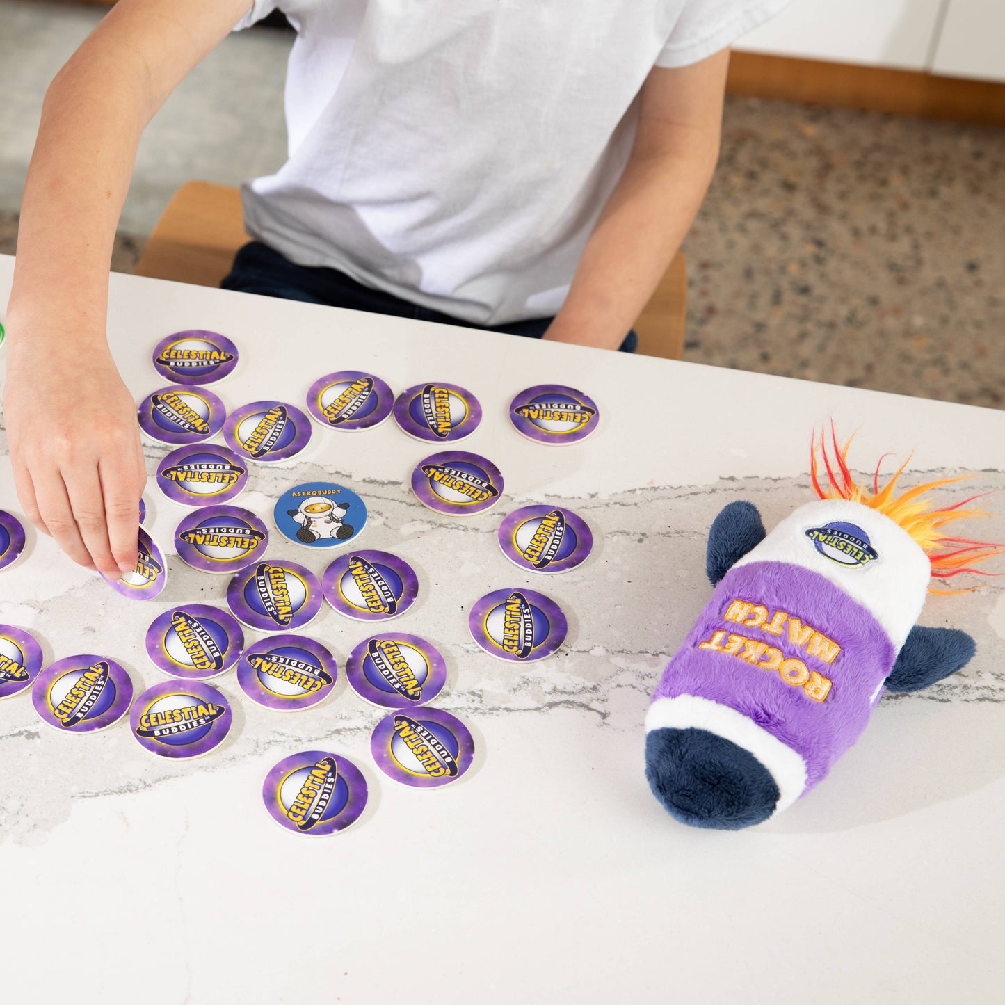 Rocket Match Memory Game For Toddlers - Plush Rocket