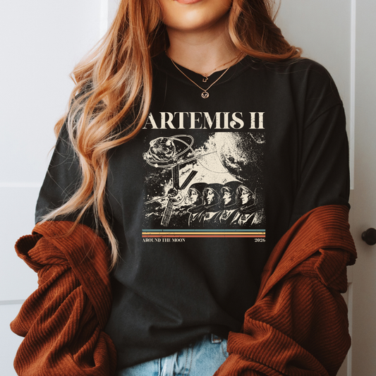 Artemis II Around The Moon 2026 Space Shirt