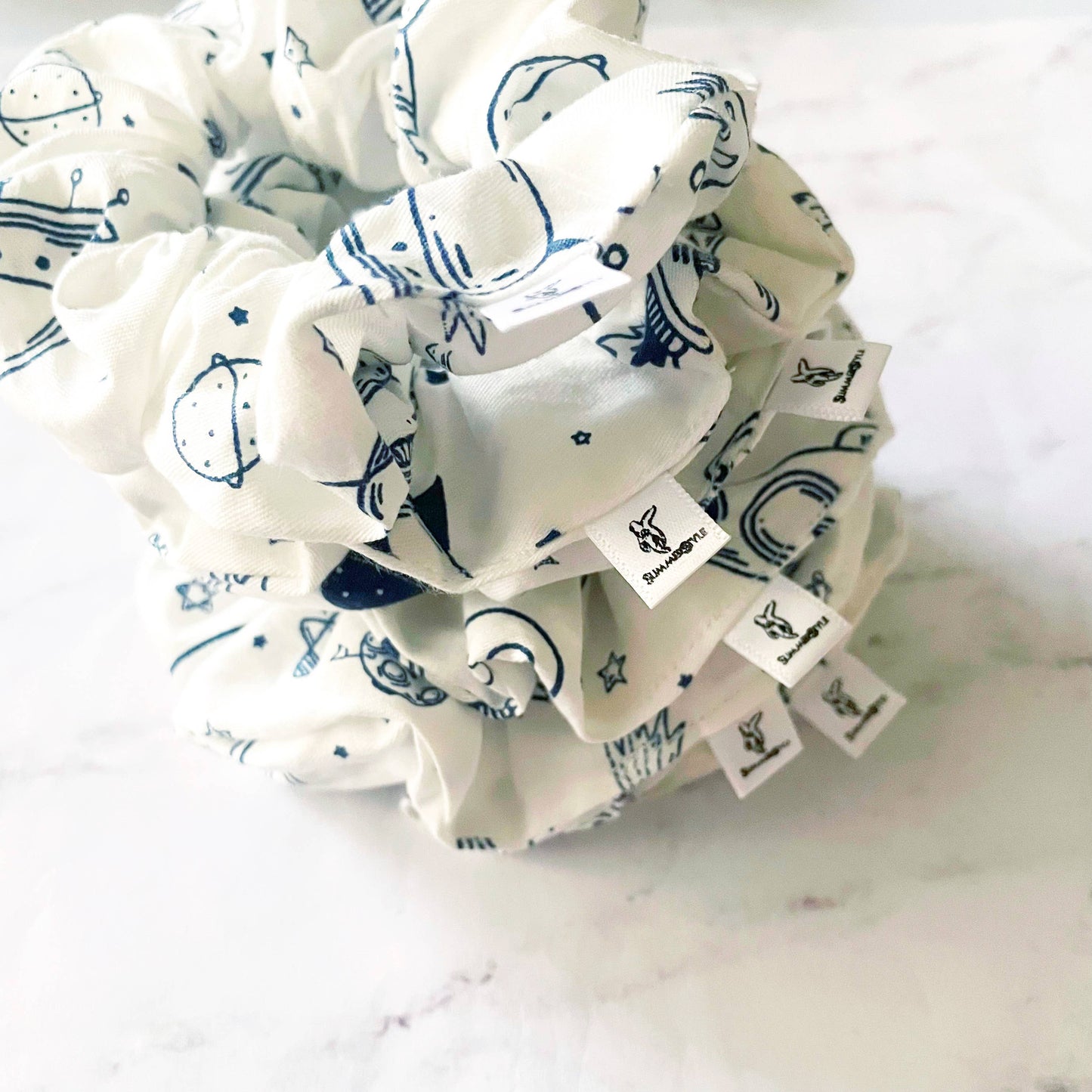 Rocket Ship Scrunchie