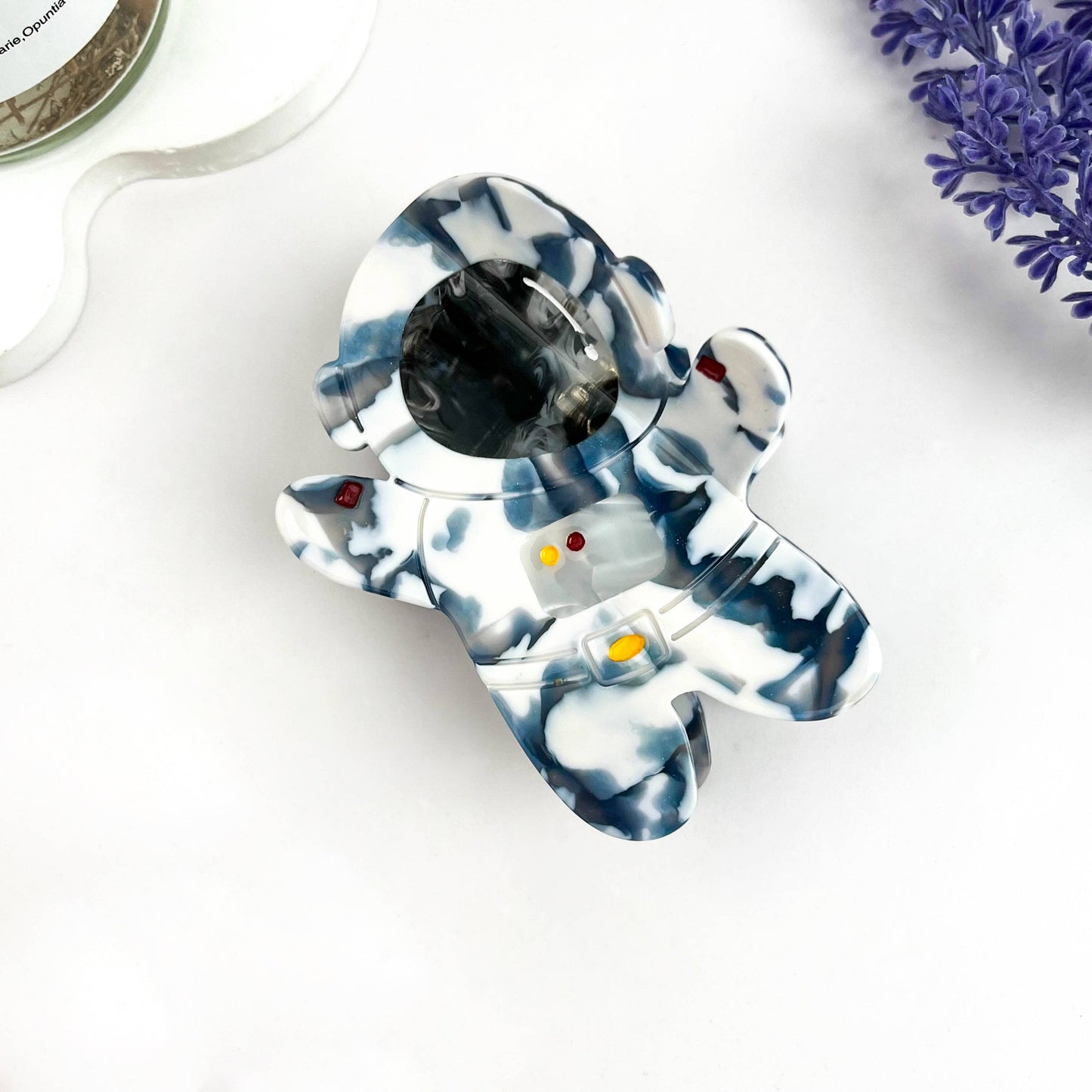 Creative Astronaut Acetate Hair Claw Clip