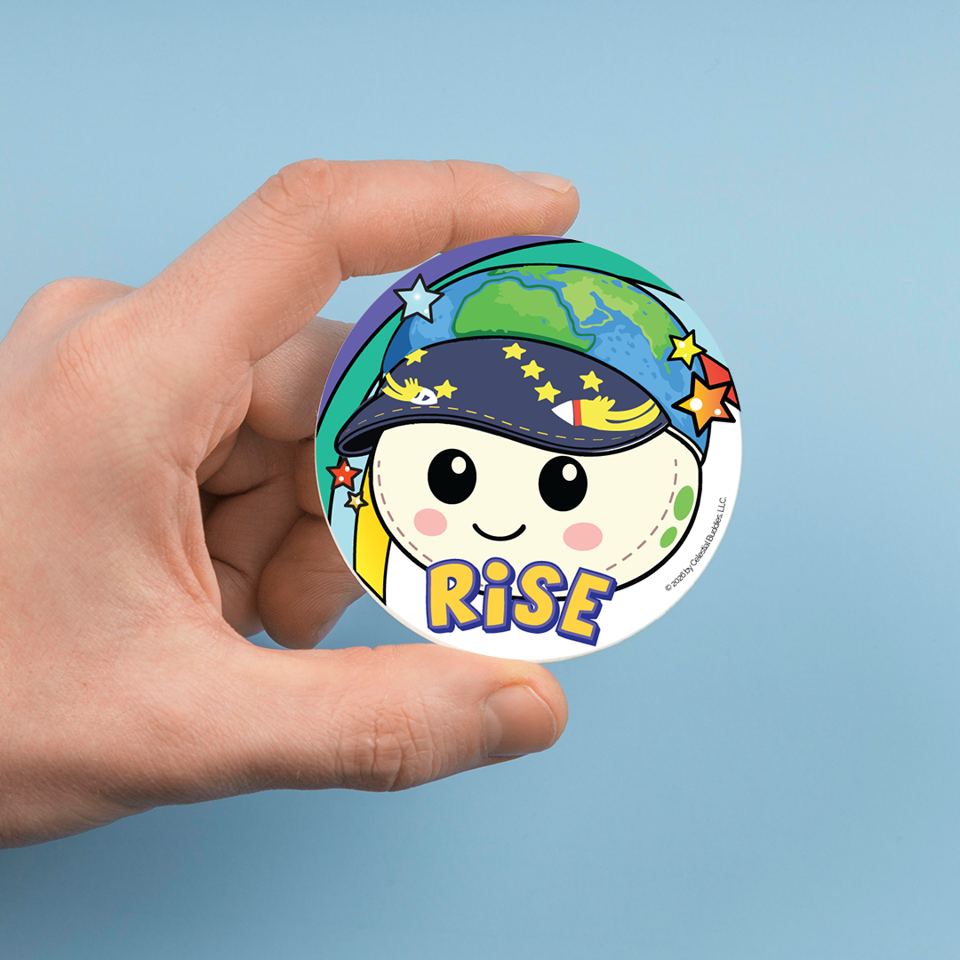 Limited Edition Rise Buddy Artemis II Vinyl Sticker