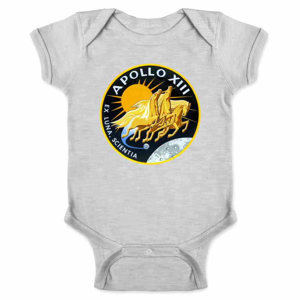 Apollo 13 Mission Patch NASA Approved Baby Bodysuit