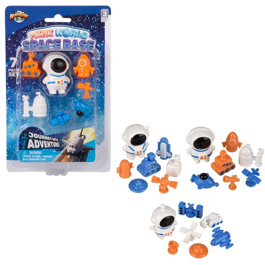 7pc Mini Space Playset