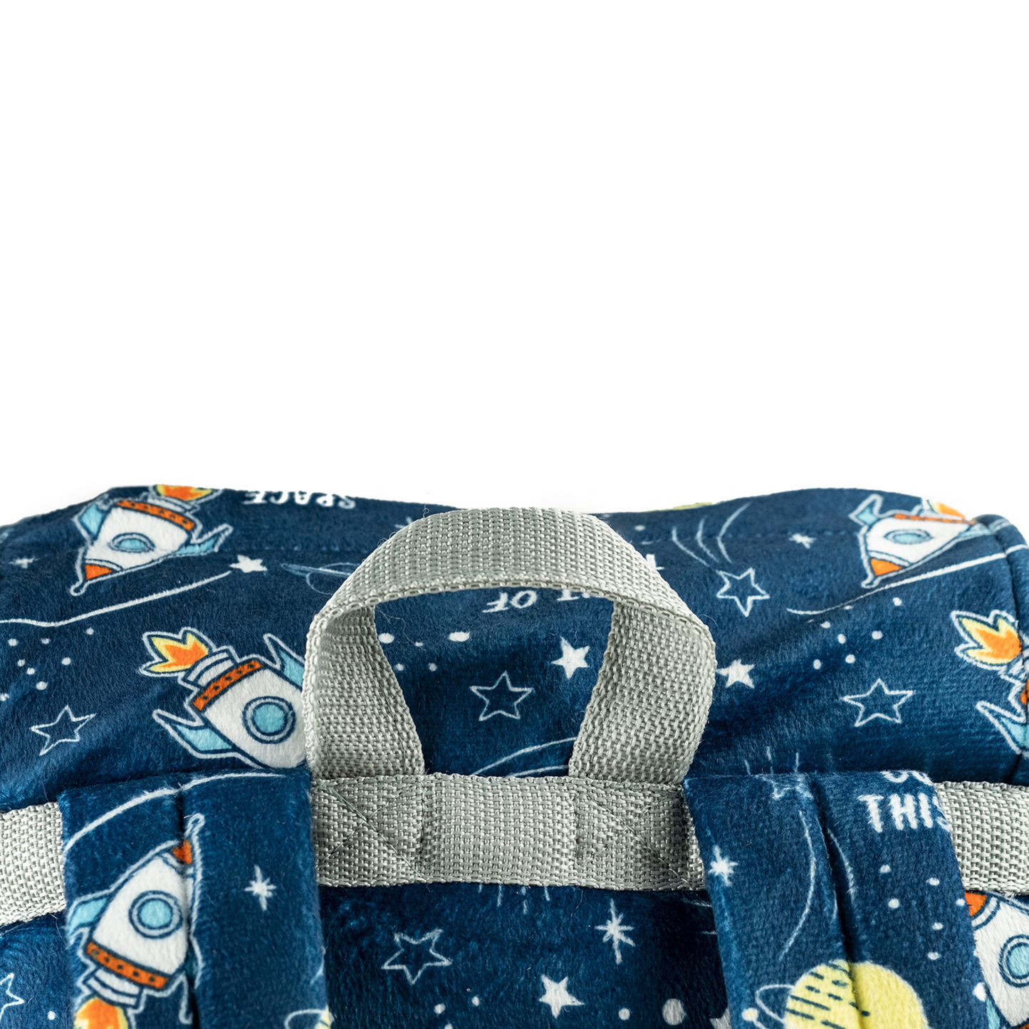 Packable Kid's Space & Rockets Sleeping Bag with Backpack