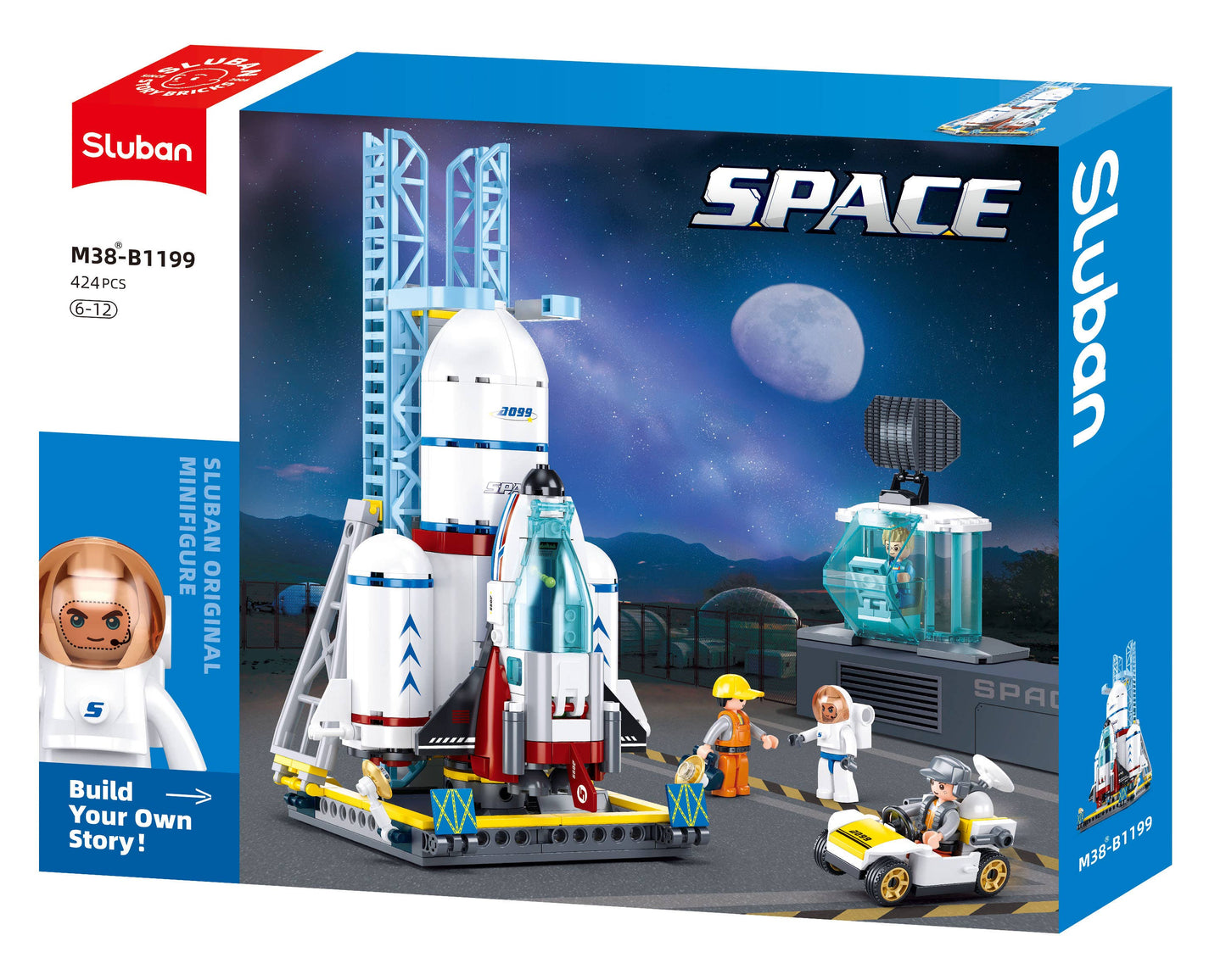 Space Shuttle and Rocket launch Pad set