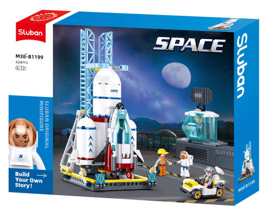 Space Shuttle and Rocket launch Pad set