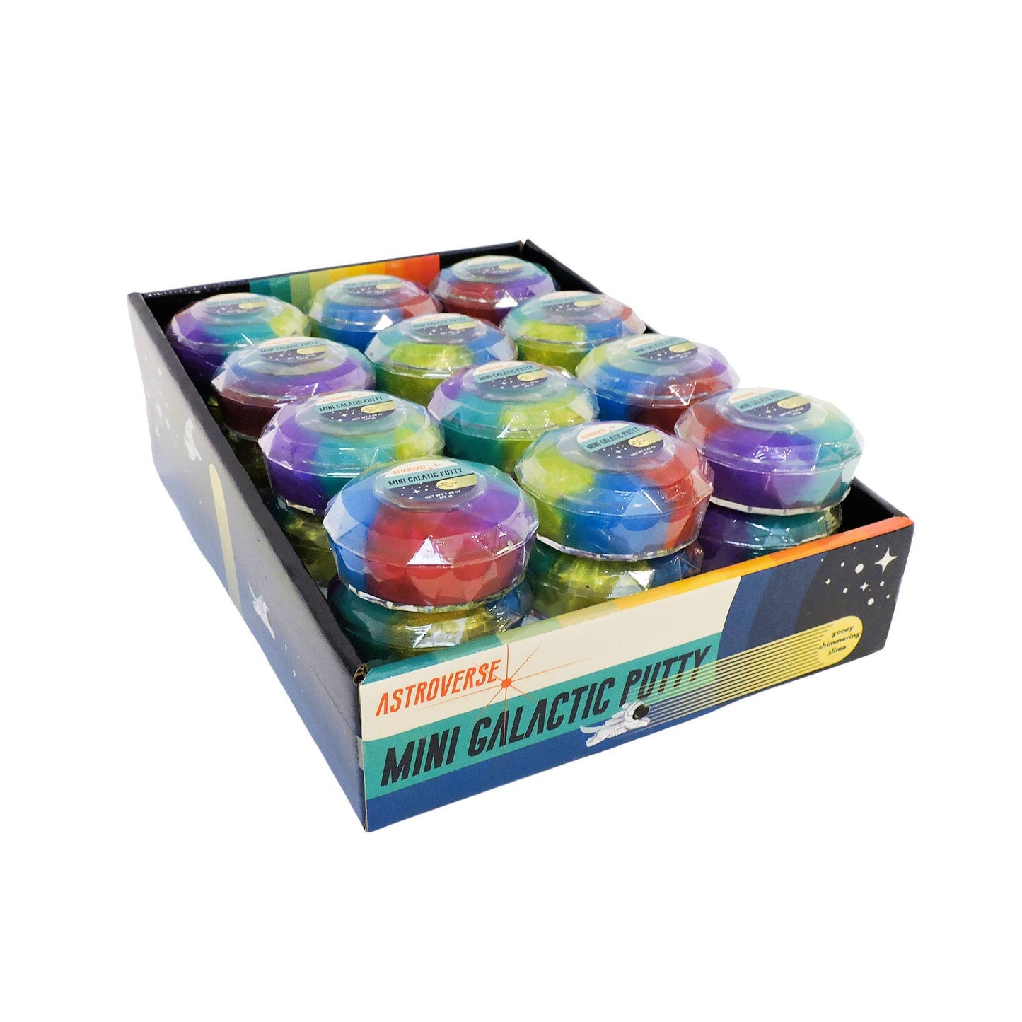 Mini Galactic Putty, Reusable, Shimmering Slime