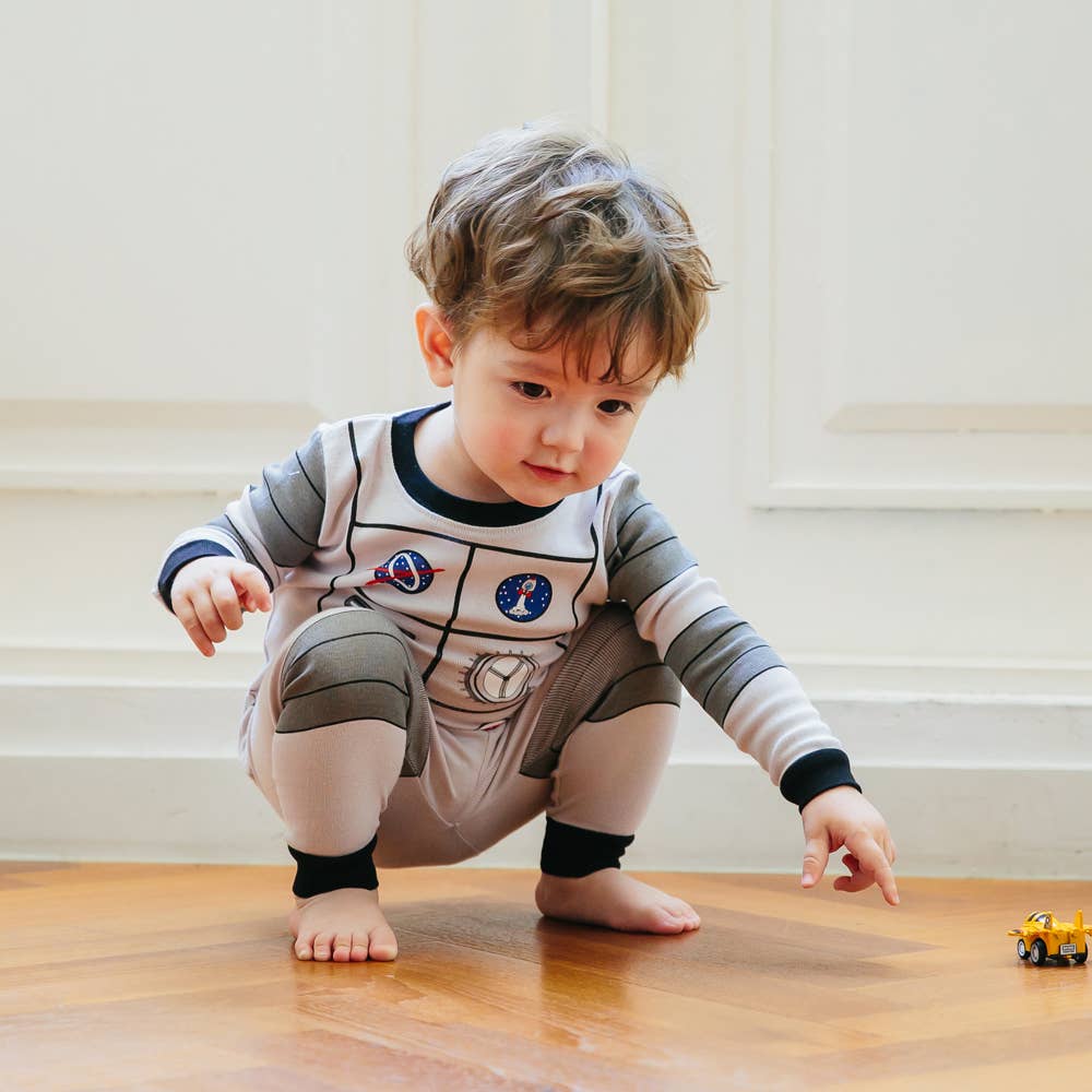Astronaut Cotton Long Sleeve Pajama Set