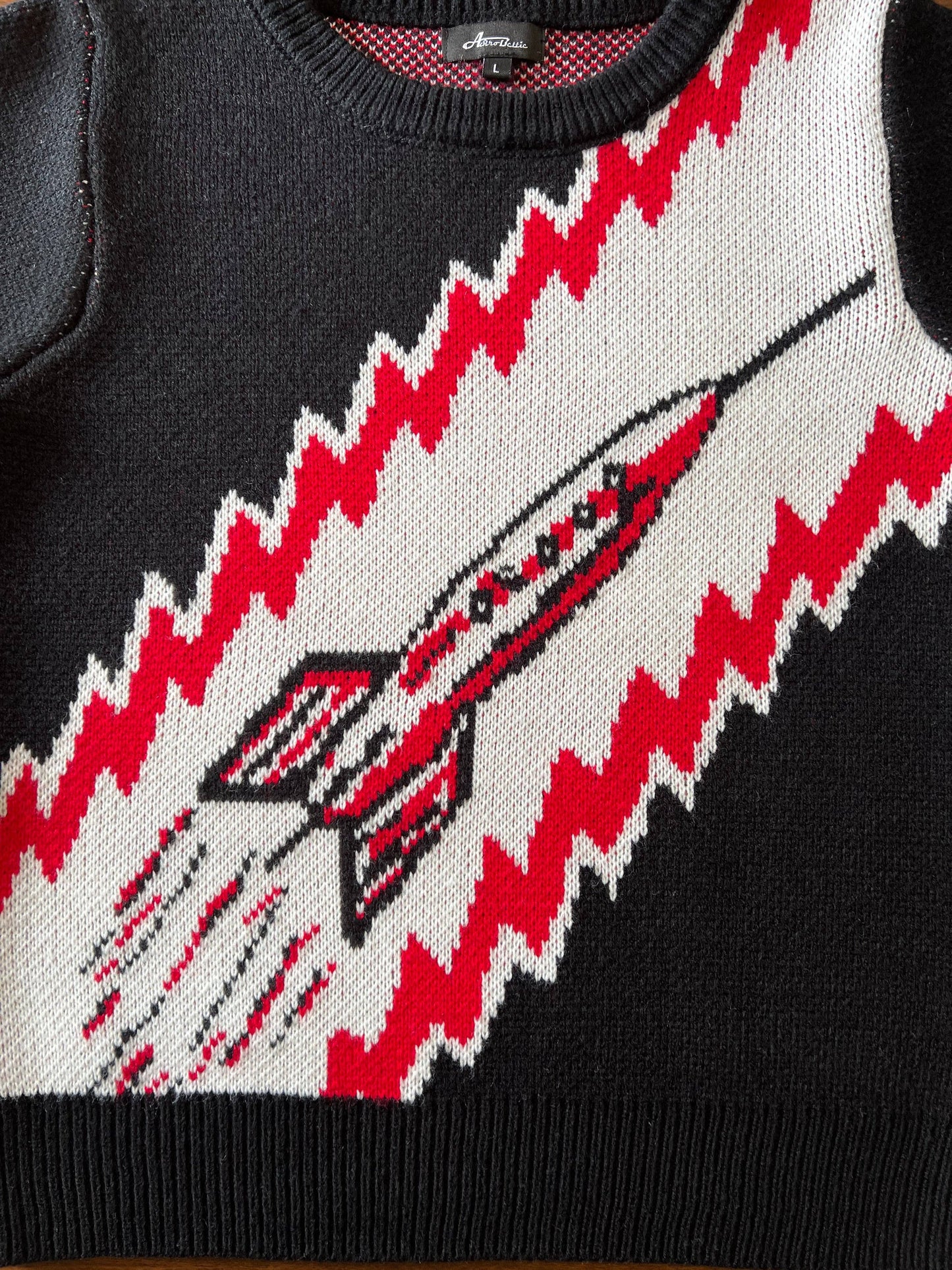 To the Moon Rocket Sweater