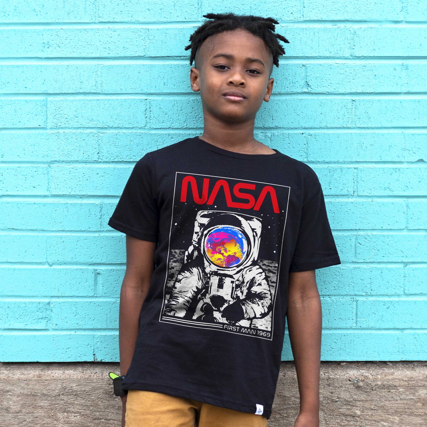 Kids NASA Globe T-Shirt Space Graphic Tee