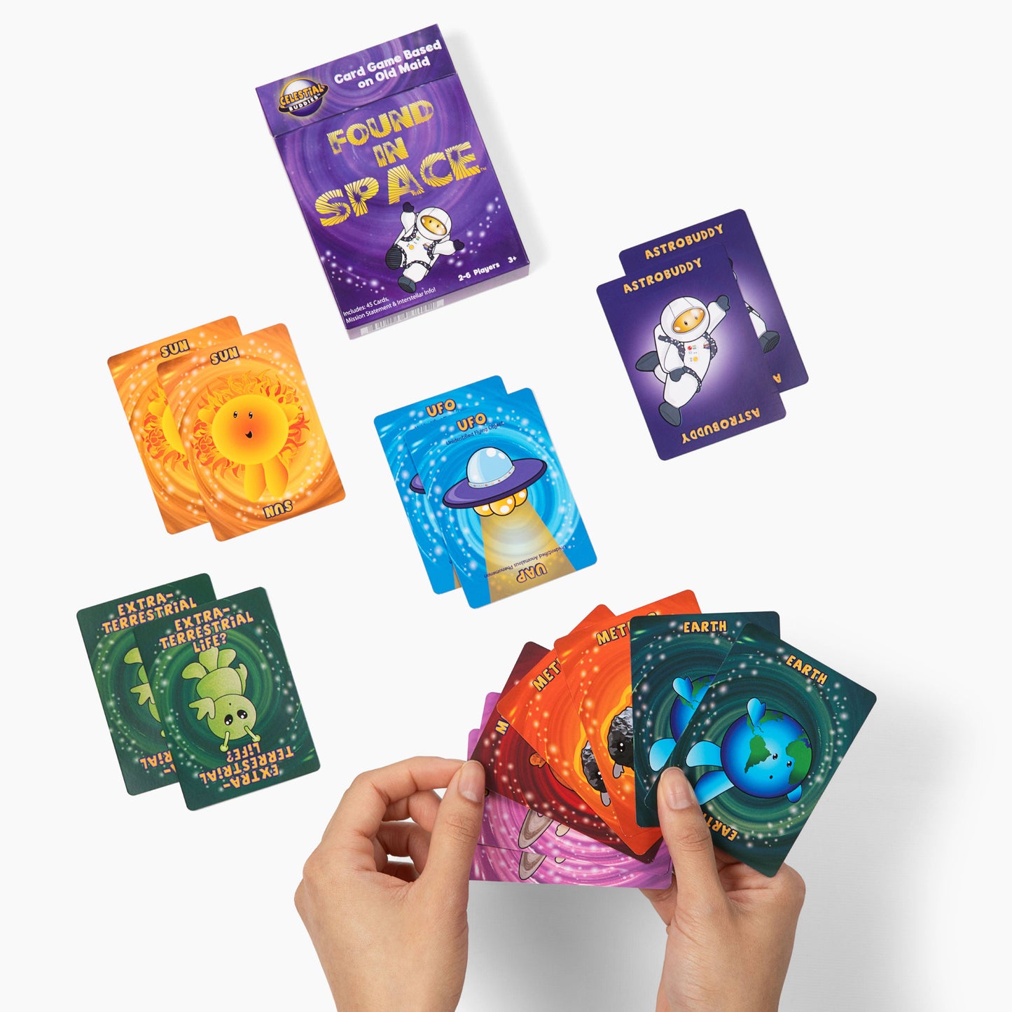 Found in Space Kids Card Game - Space-Themed Old Maid