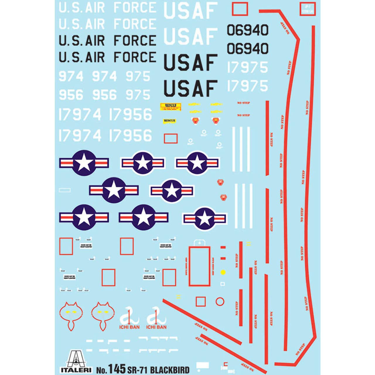 SR-71 Blackbird with Drone 1/72 Kit (0145)