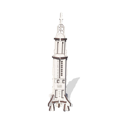 Saturn V Rocket Wooden kit-set 3D Puzzle