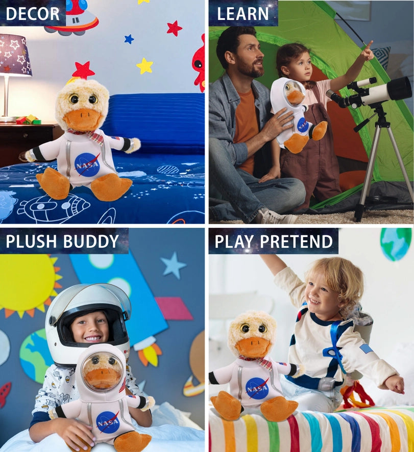 Plush Astronaut - Super Soft Plush - Yellow Duck
