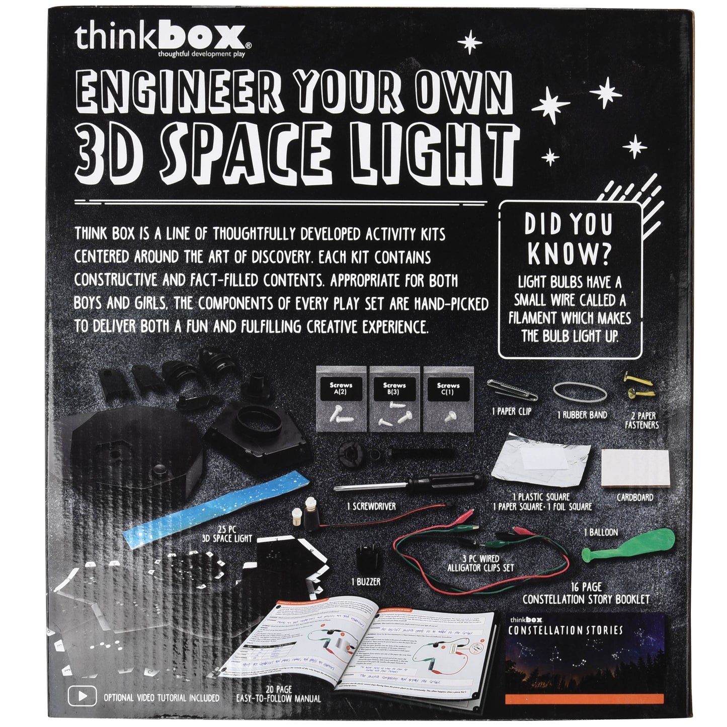Think Box 3D Space Light STEM Kit