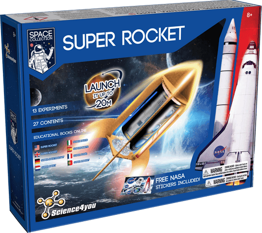 Super Rocket NASA Educational Toy