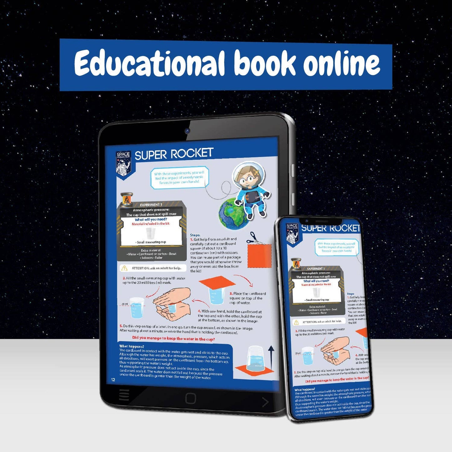 Super Rocket NASA Educational Toy