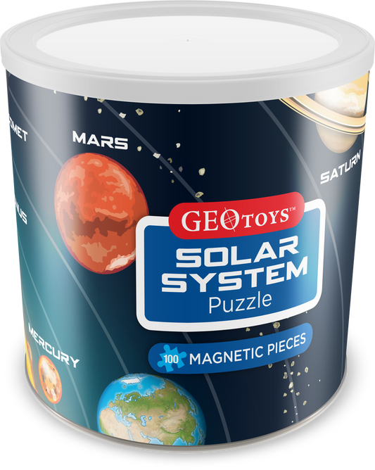 Geotoys 100 Piece Magnetic Puzzle - Solar System