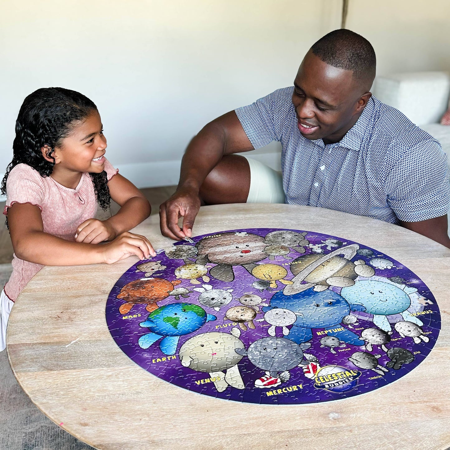 So Many Moons 500-Piece Educational Space Jigsaw Puzzle