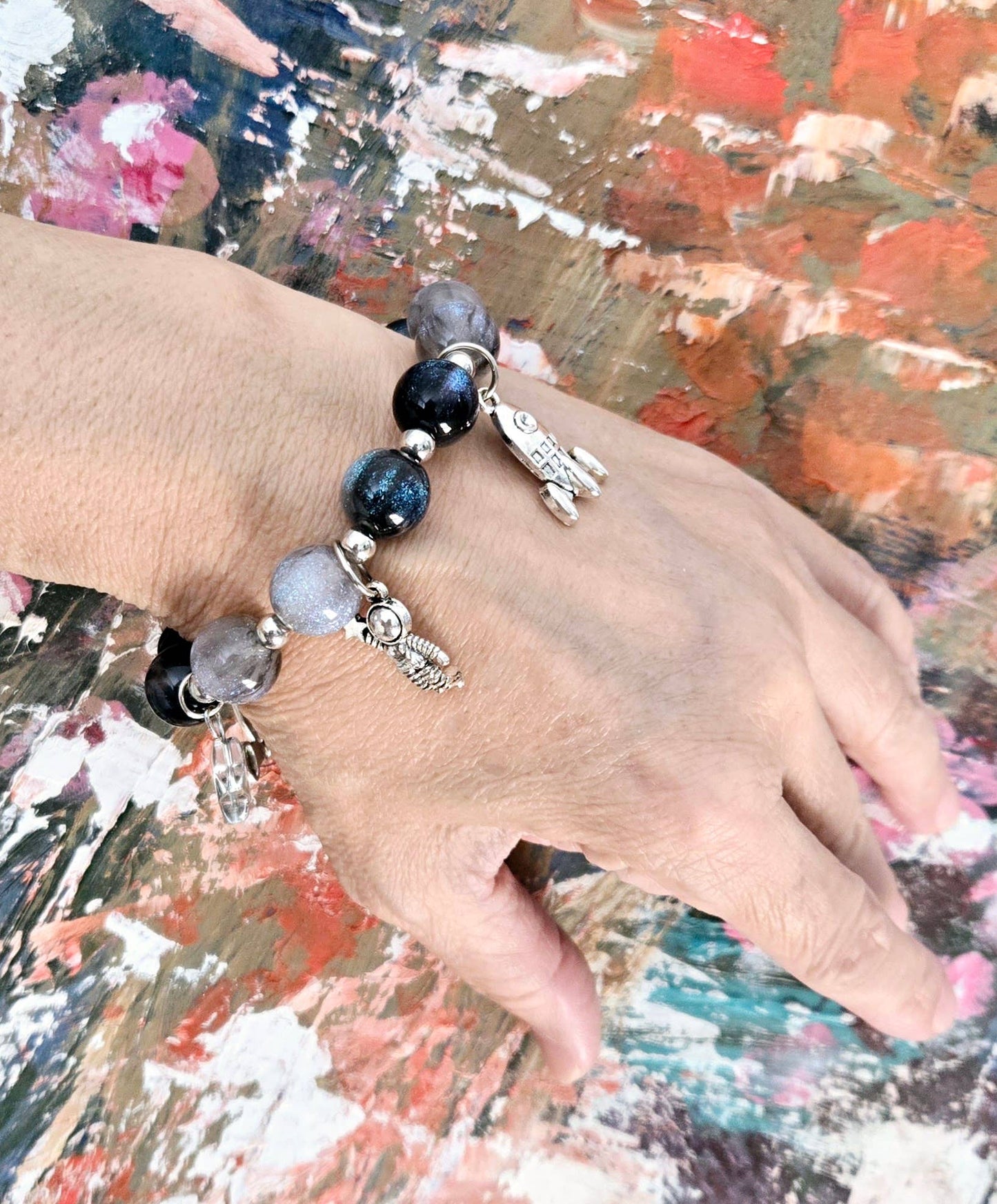 Solar System Galaxy Universe Astron Space Shuttle Bracelet
