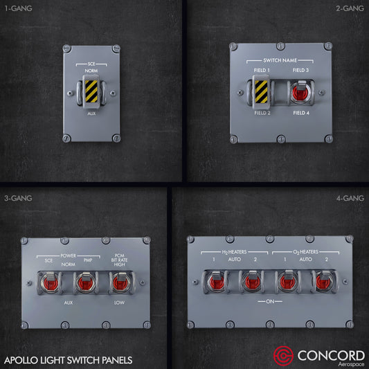 APOLLO LIGHT SWITCH PANEL WALLPLATES