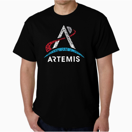 Nasa Artemis Logo - Men's Word Art T-Shirt