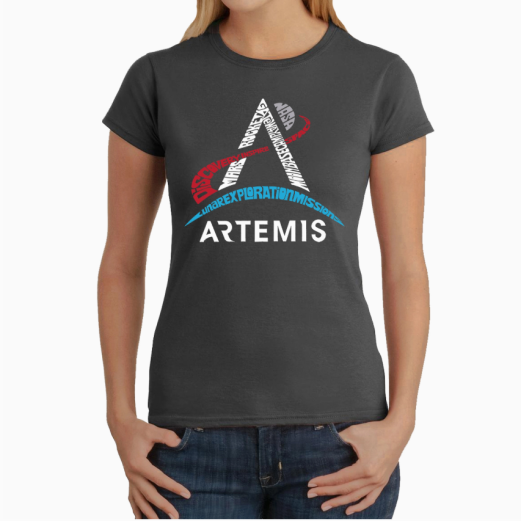 Nasa Artemis Logo - Women's Word Art T-Shirt