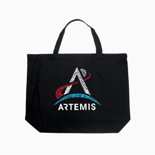 Nasa Artemis Logo-Large Word Art Tote Bag