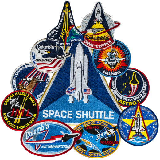 Framed Patch Columbia Collage 10"