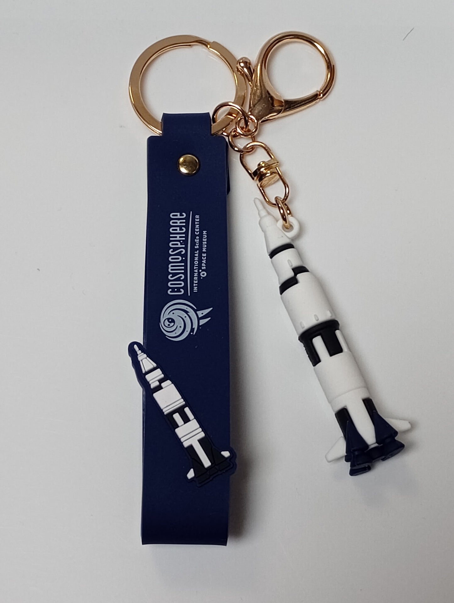 Saturn V Rocket Keychain