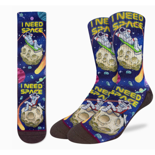 Men's I Need Space Socks 8-13