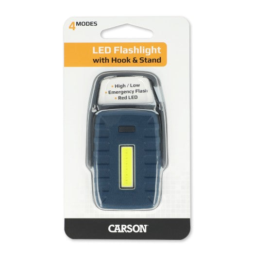 COB White and Red LED Compact and Lightweight Flashlight