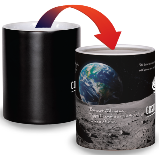 Cosmosphere Moon Quote Magic Mug