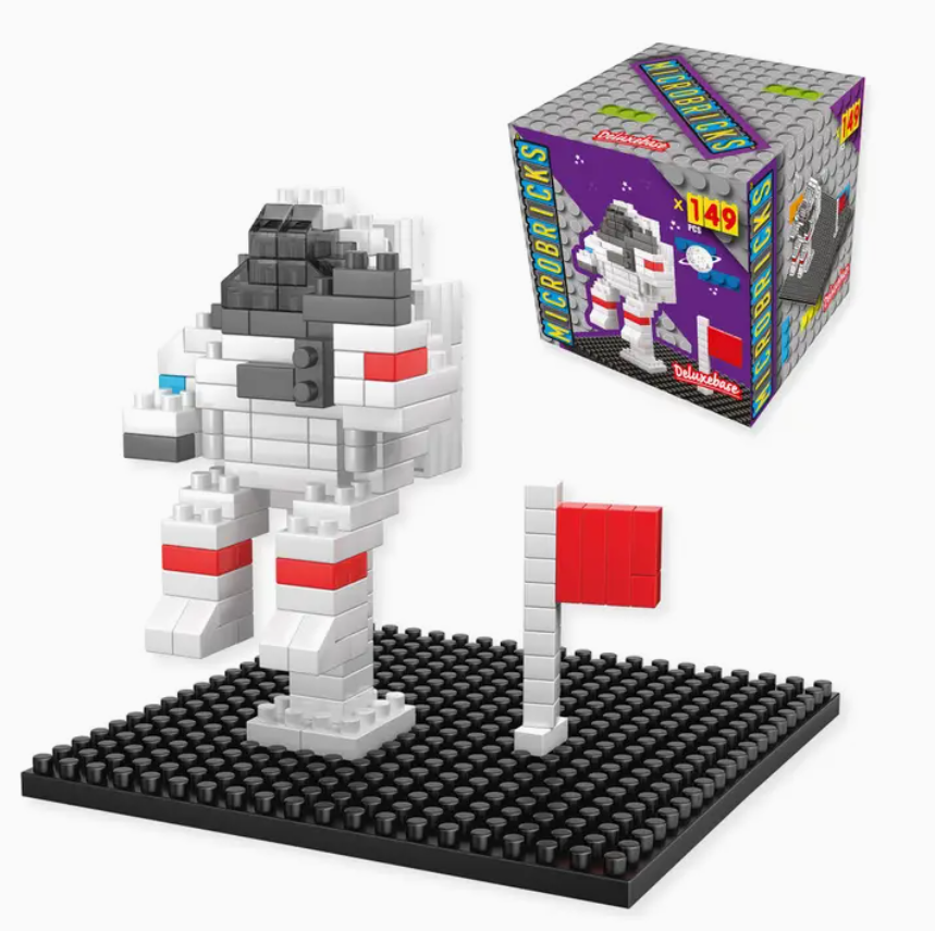 Microbricks - Astronaut Mini Brick Construction Set