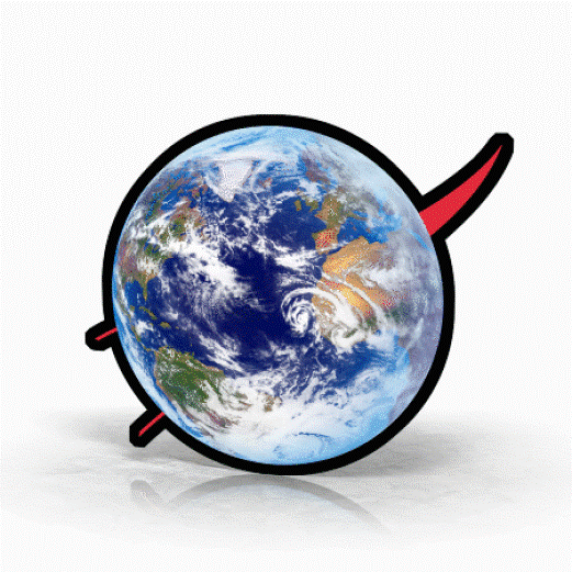 3D NASA/Earth Sticker