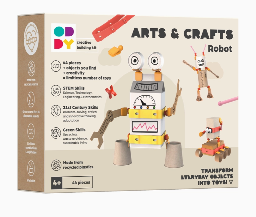 Oddy Arts and Crafts Robot Building Kit