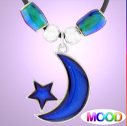 Necklace Mood Moon & Star Pendants