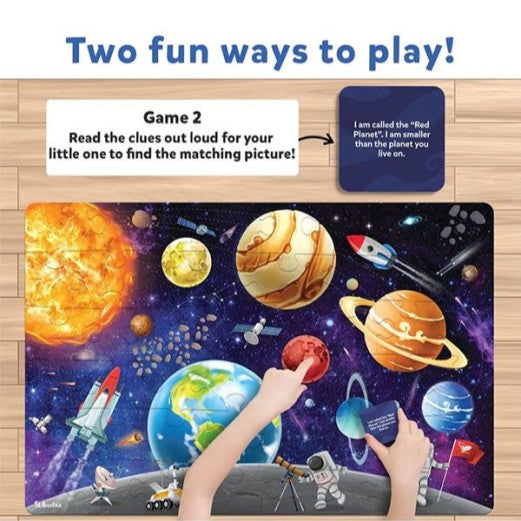 Piece & Play: Up in Space Floor Puzzle & Game