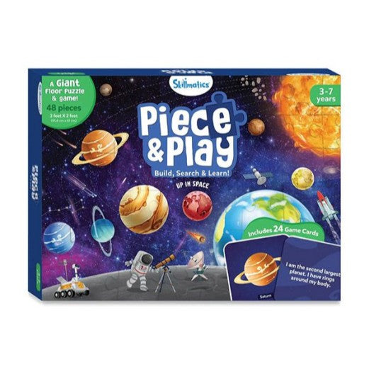 Piece & Play: Up in Space Floor Puzzle & Game