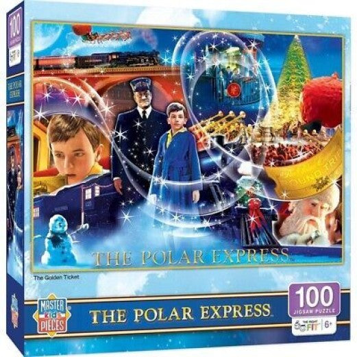 Polar Express The Golden Ticket 100pc Puzzle