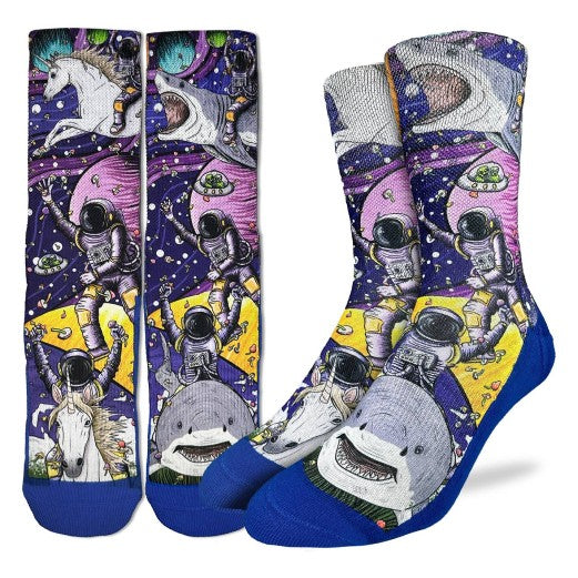 Men's Psychedelics Space Mission Socks 8-13