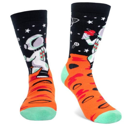 I'd Rather Be Living On Mars Socks