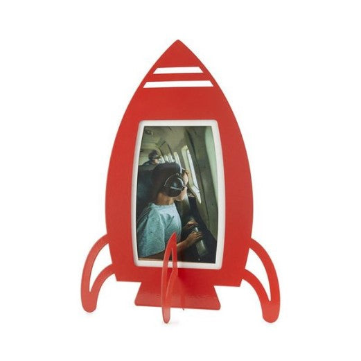 Rocket Photo Frame Red