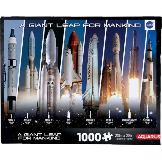 NASA Rocket Grid 1000 Piece Jigsaw Puzzle